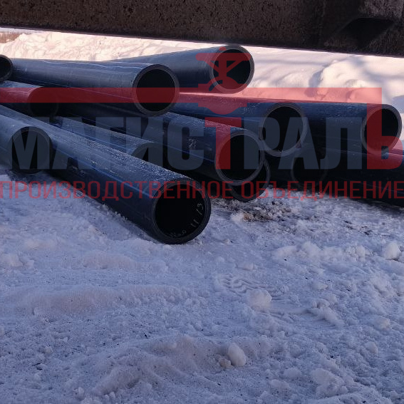 Московская область, д Лупаново, поставка Труб питьевых ПЭ100 SDR 11 d160 х 14,6 мм ГОСТ 18599-2001 