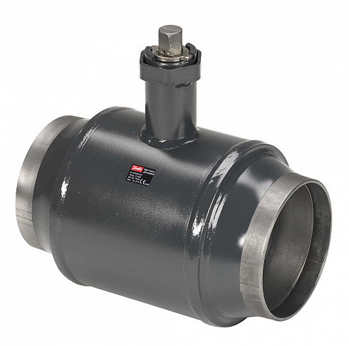 Кран шаровой сталь JIP Premium WW Ду 100 Ру25 п/привар ISO-фл Danfoss 065N0142