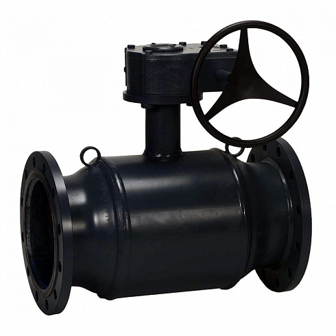 Кран шаровой сталь JIP Premium FF Ду 400 Ру16 фл с редуктором Danfoss 065N0276G фото